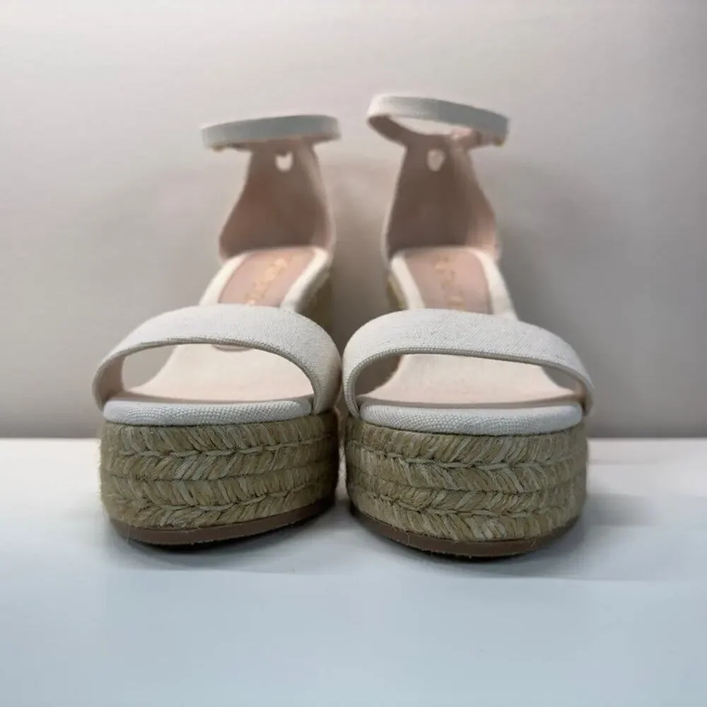 LNWB | Stuart Weitzman | Platform Sandals | Beige | Size 8.5 US